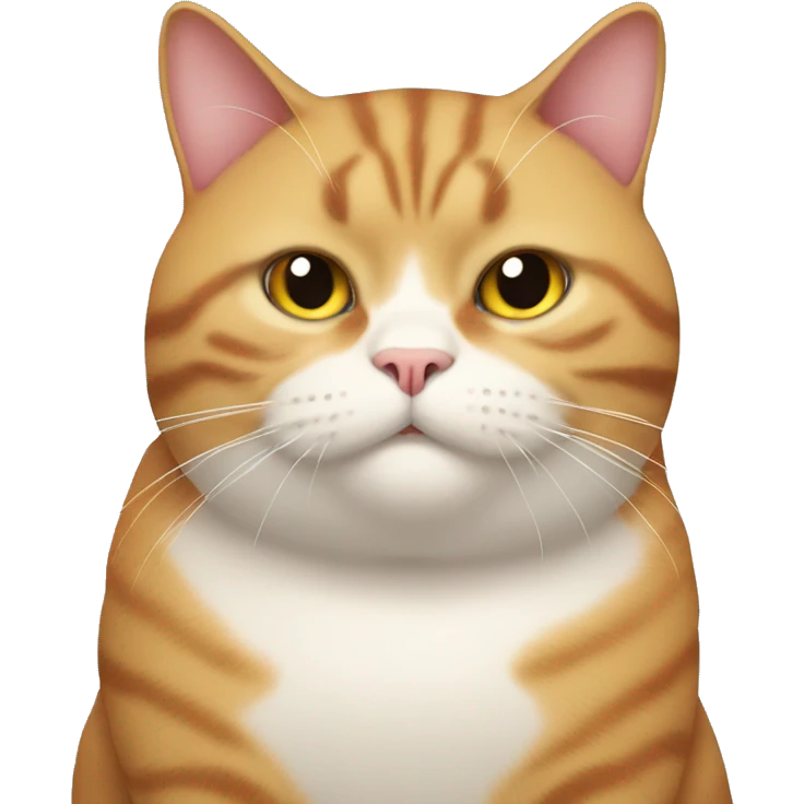 Fat cat emoji