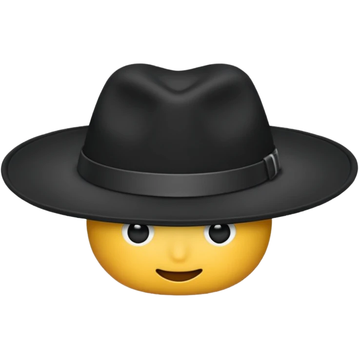 Black hat 🧢 emoji