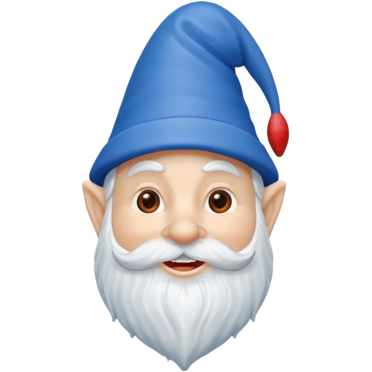 garden ornamental gnome blue emoji