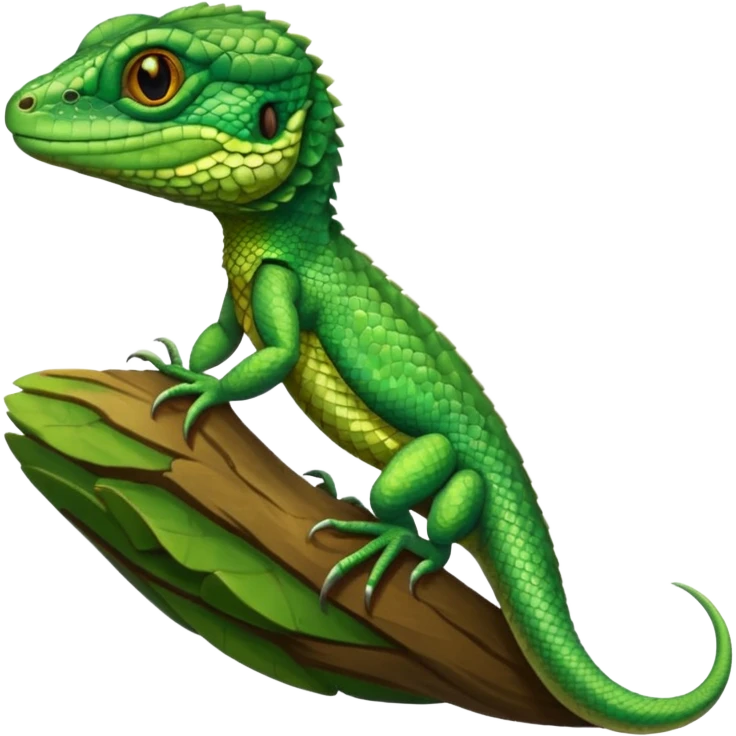 spectacled lizard emoji