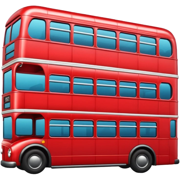 Red bus emoji