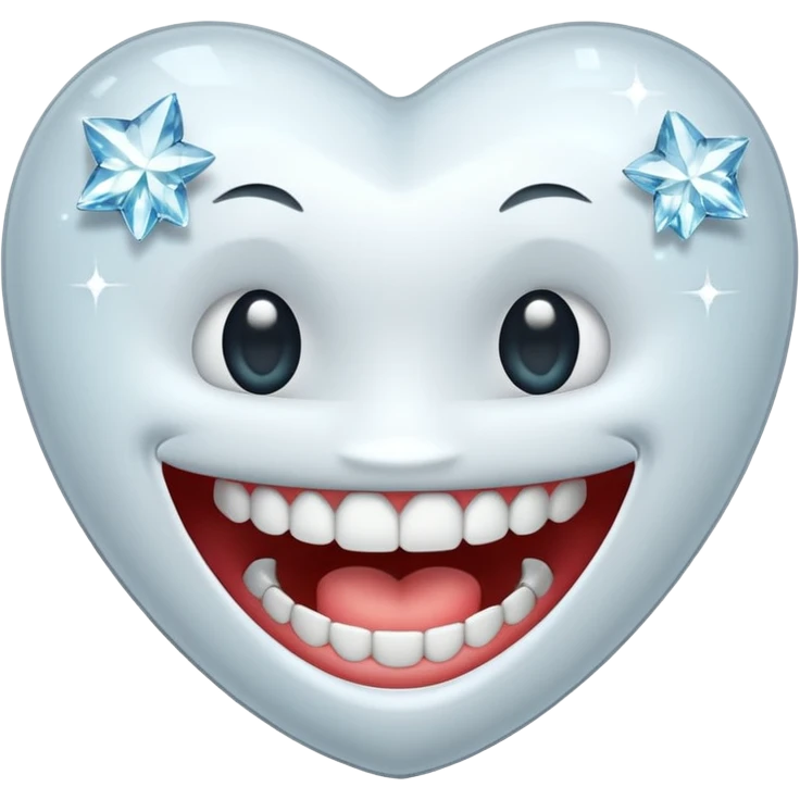 Diamond teeth emoji