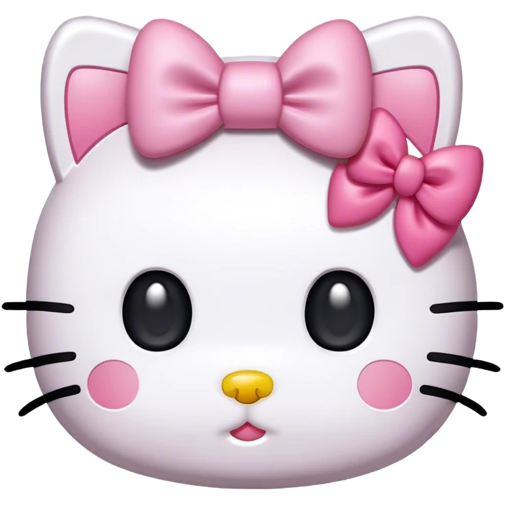 Hellokitty with bows emoji