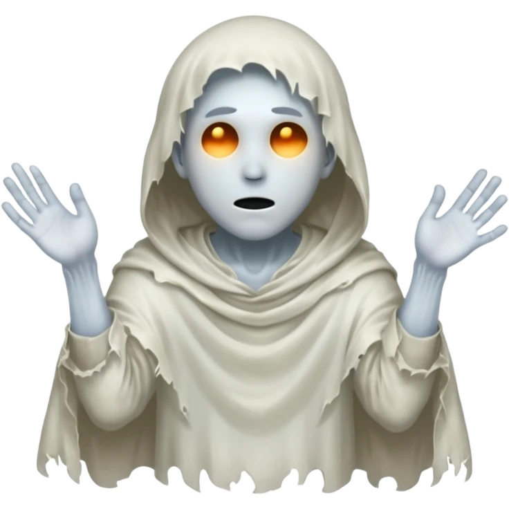 Gothic style ghost male emoji