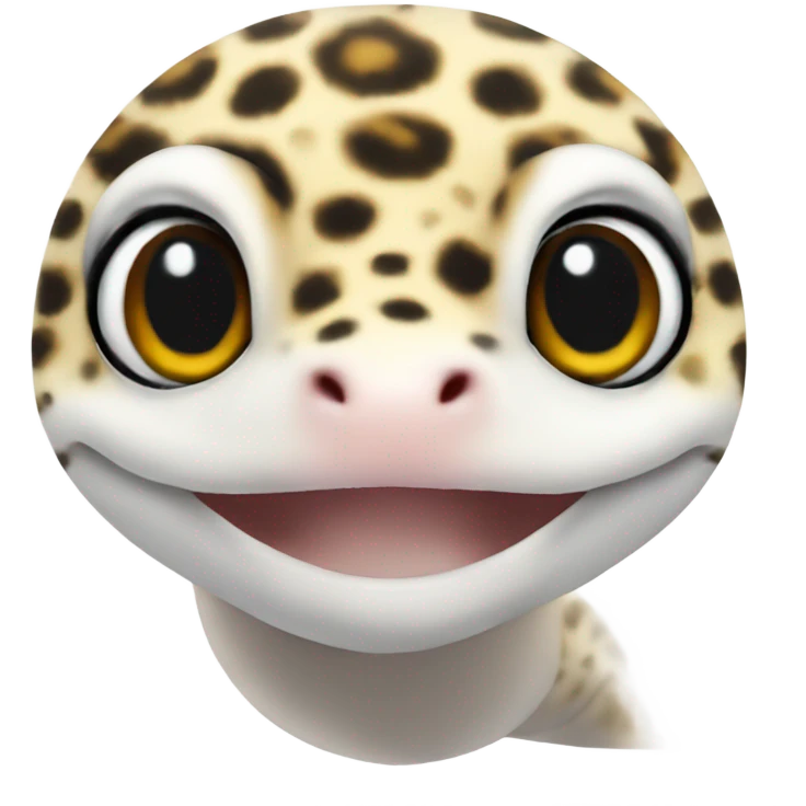 leopard gecko White emoji