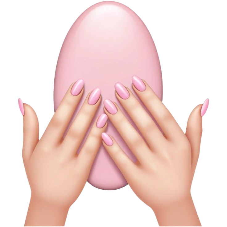Light pink nails emoji
