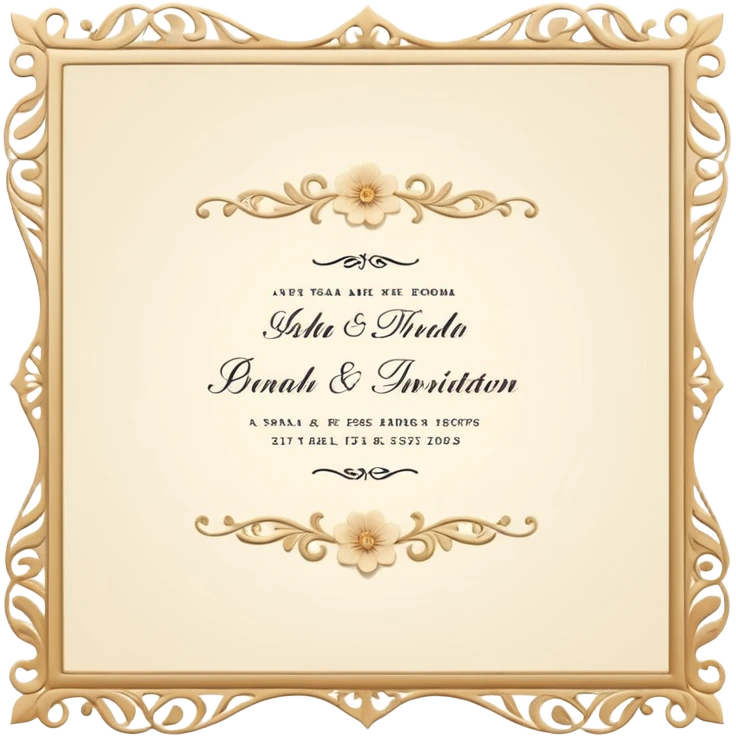 wedding invitation emoji