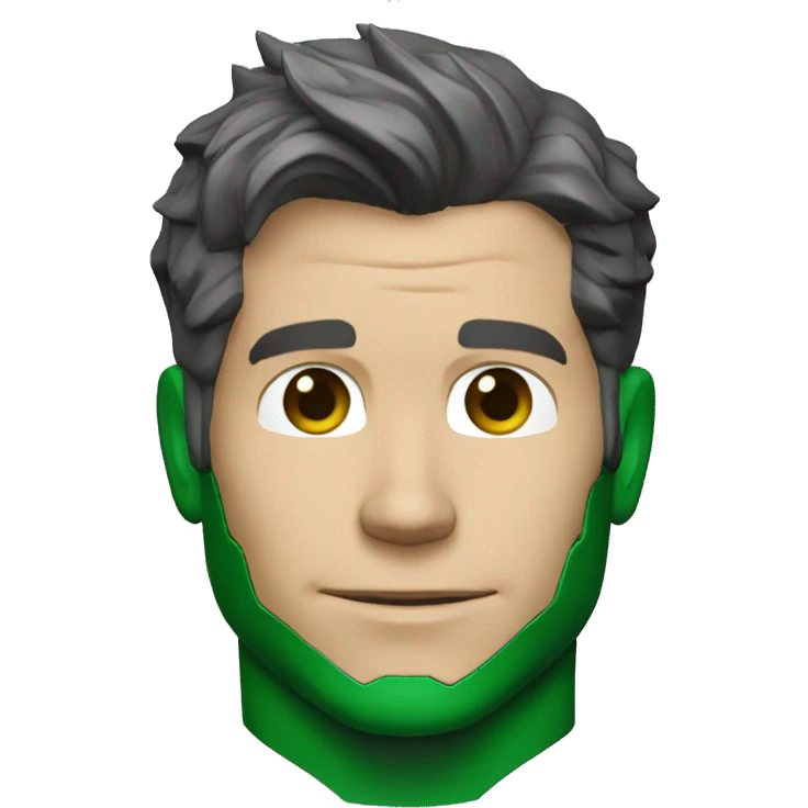 green lantern Ryan Reynolds head icon emoji