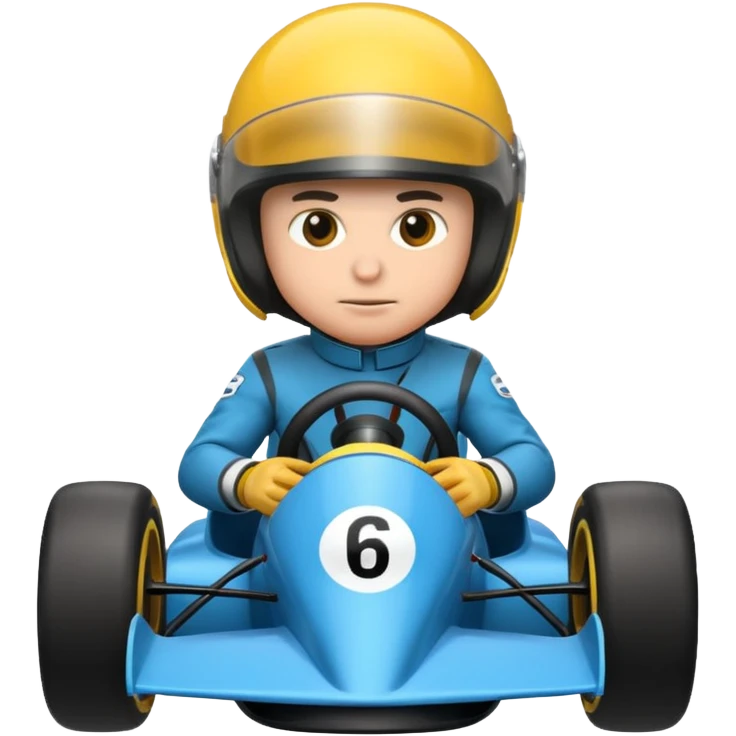 Formula racer emoji