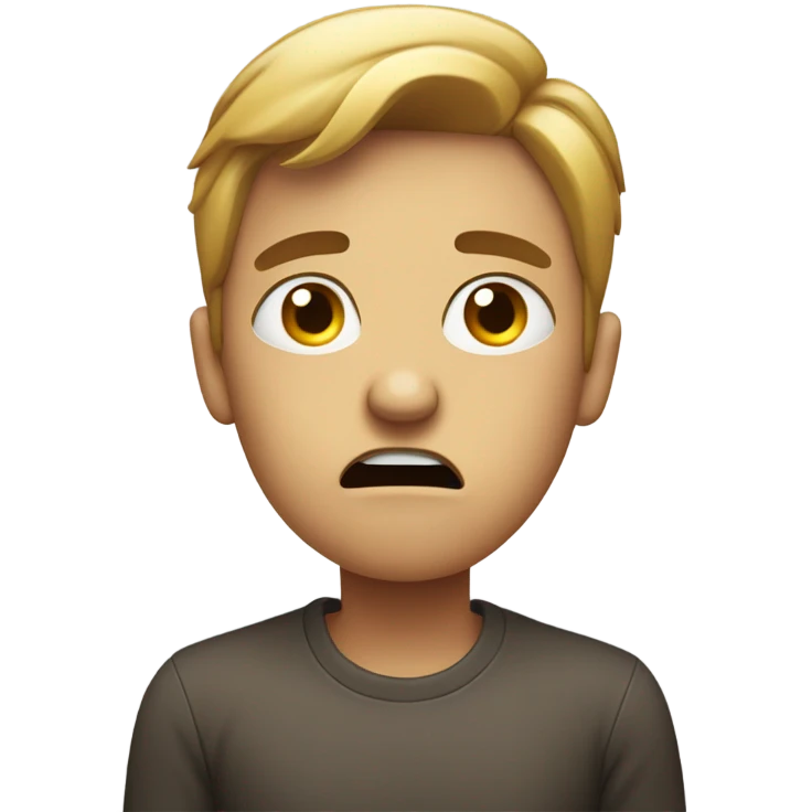 Scared emoji
