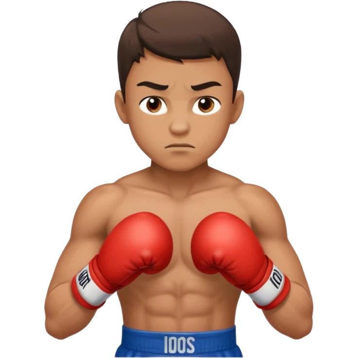 young boy professional boxer emoji