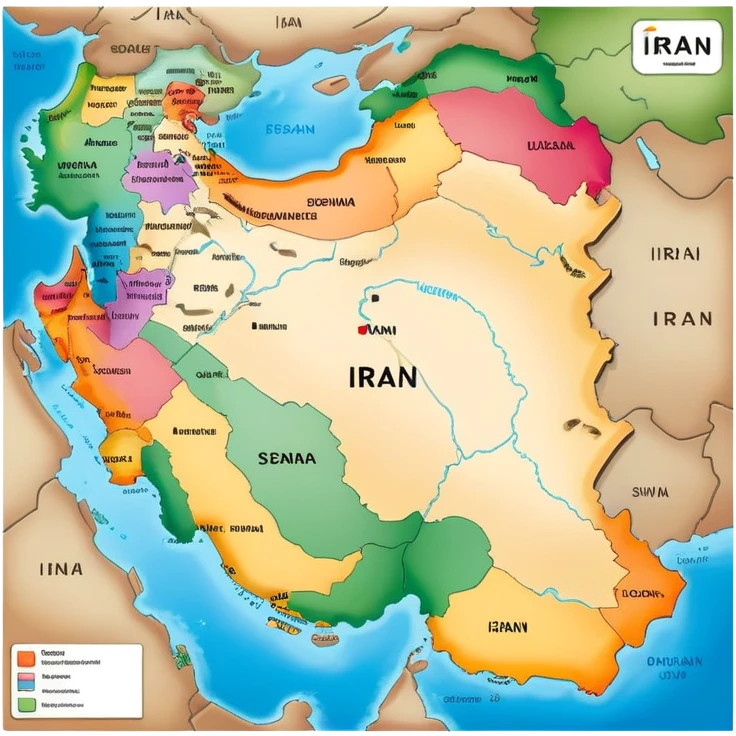 Iran map emoji