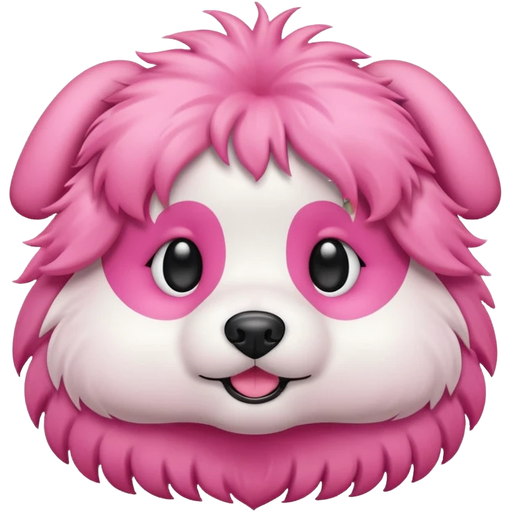 سگ صورتی emoji