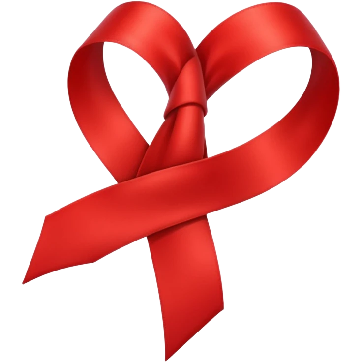 red ribbon emoji