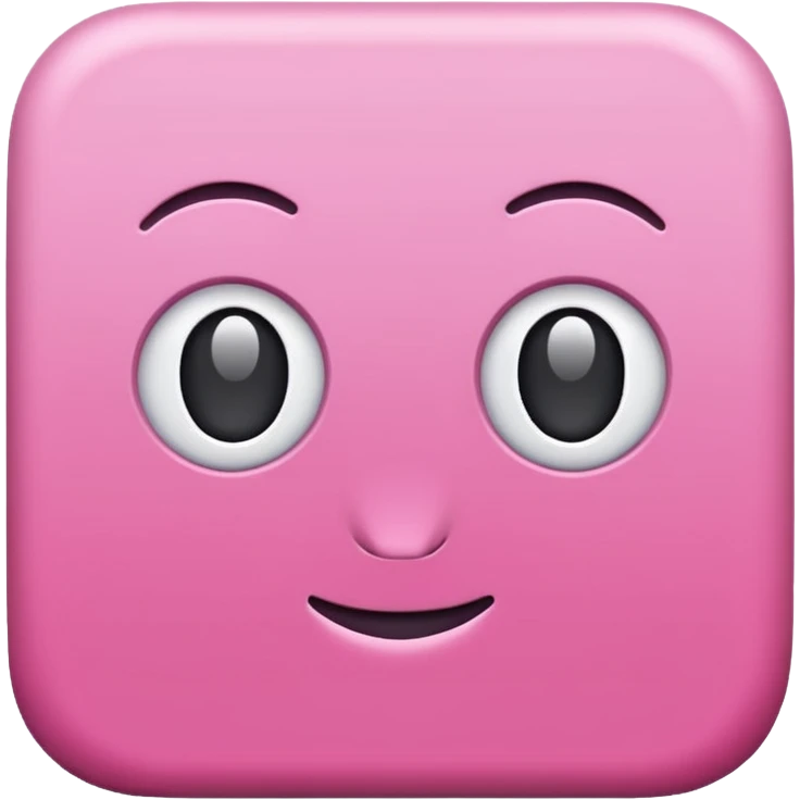 Pink Square emoji