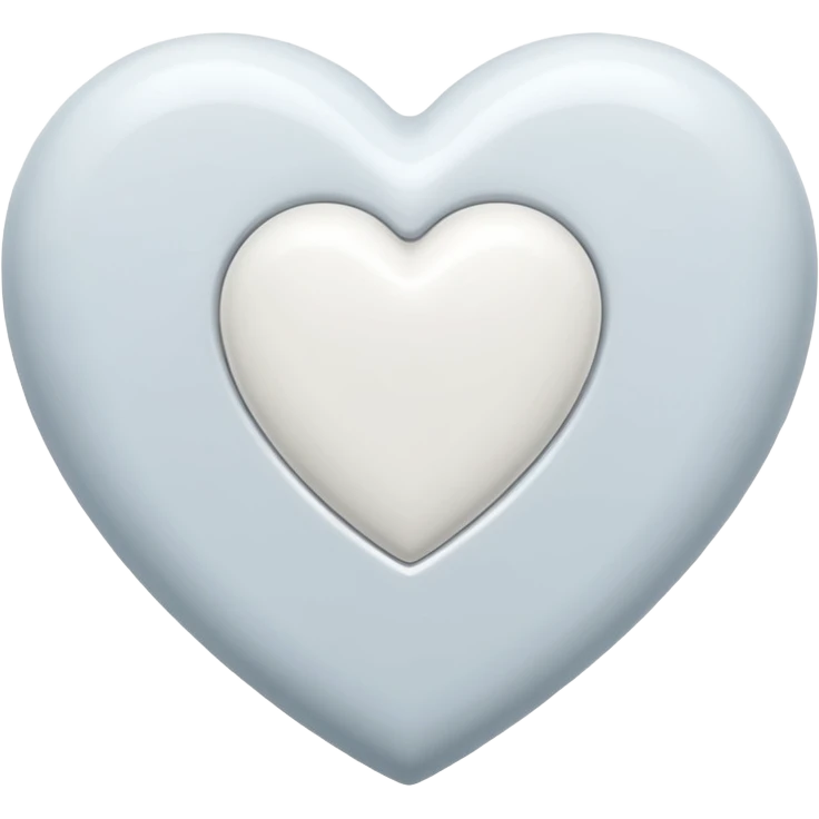 화이트 하트 emoji