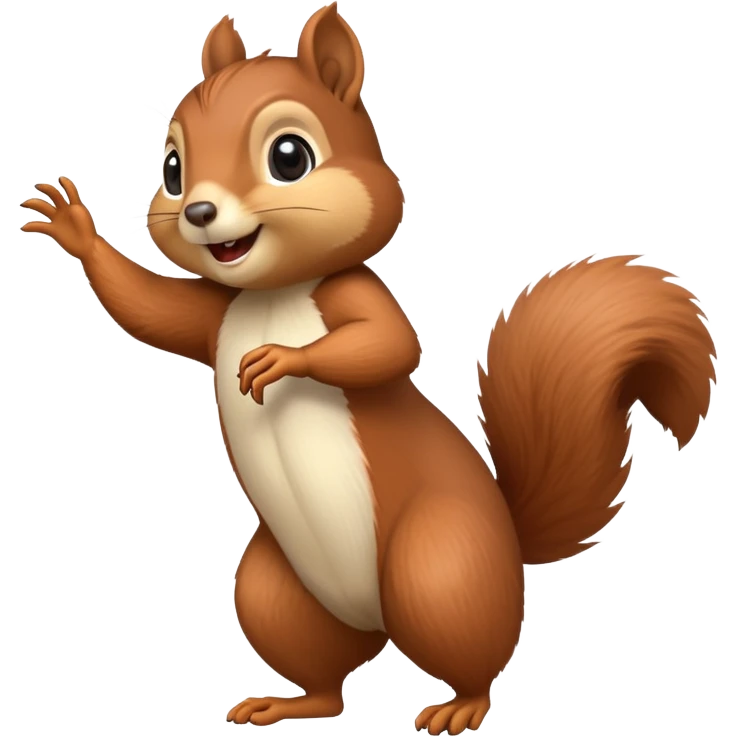 Squirrel dancing emoji