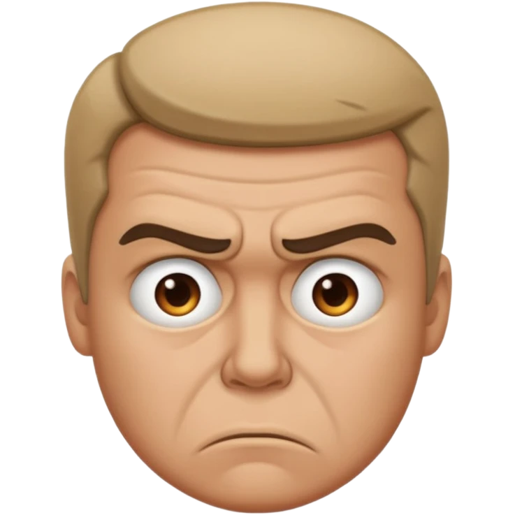 Swearing face emoji