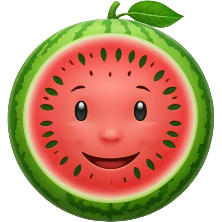 smiling melon emoji