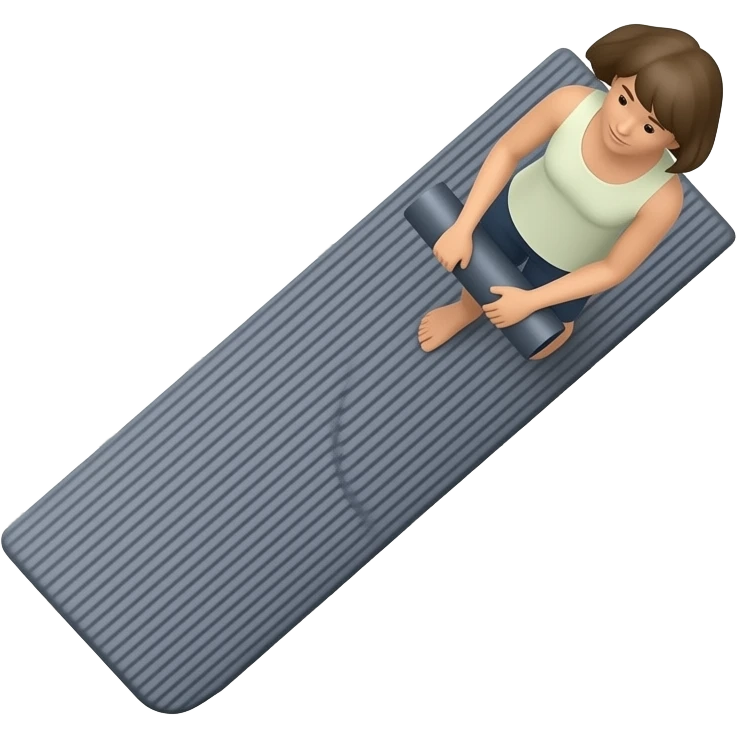 Working out pilates emoji