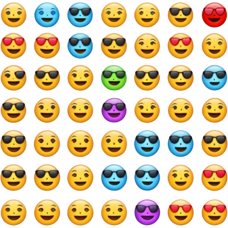 Create all iphone emojis emoji