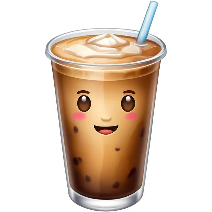 taza de café helado emoji