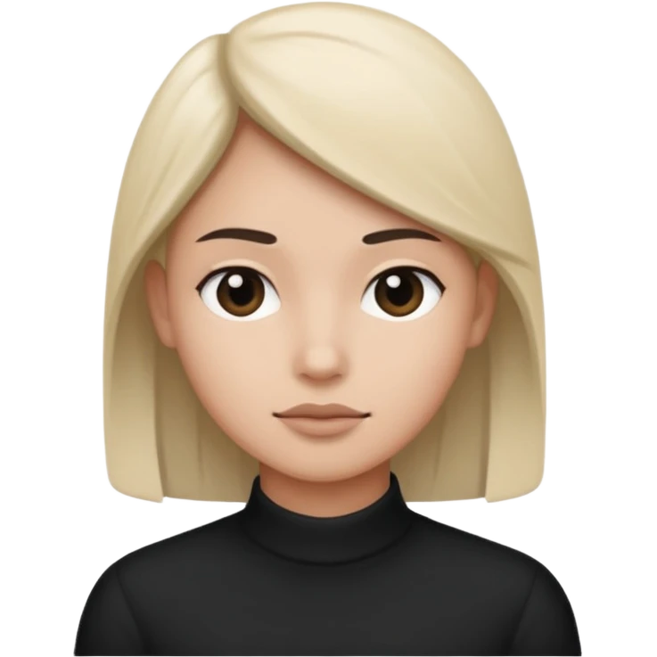 😶 with black and white colour  emoji