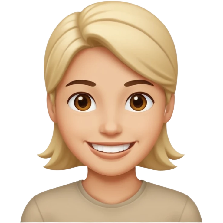 a very very strong smile emoji