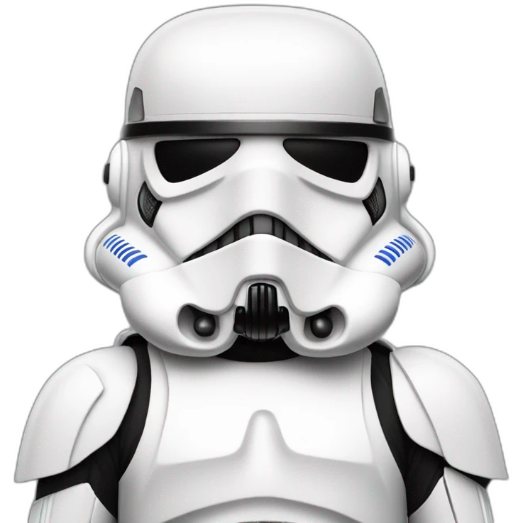 Stormtrooper banana style emoji