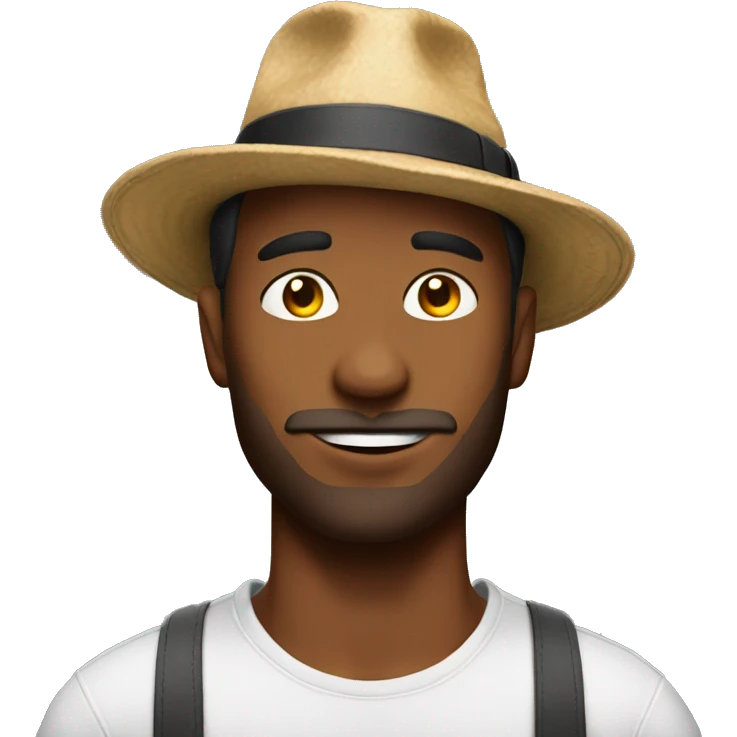Hot guy with a hat on  emoji