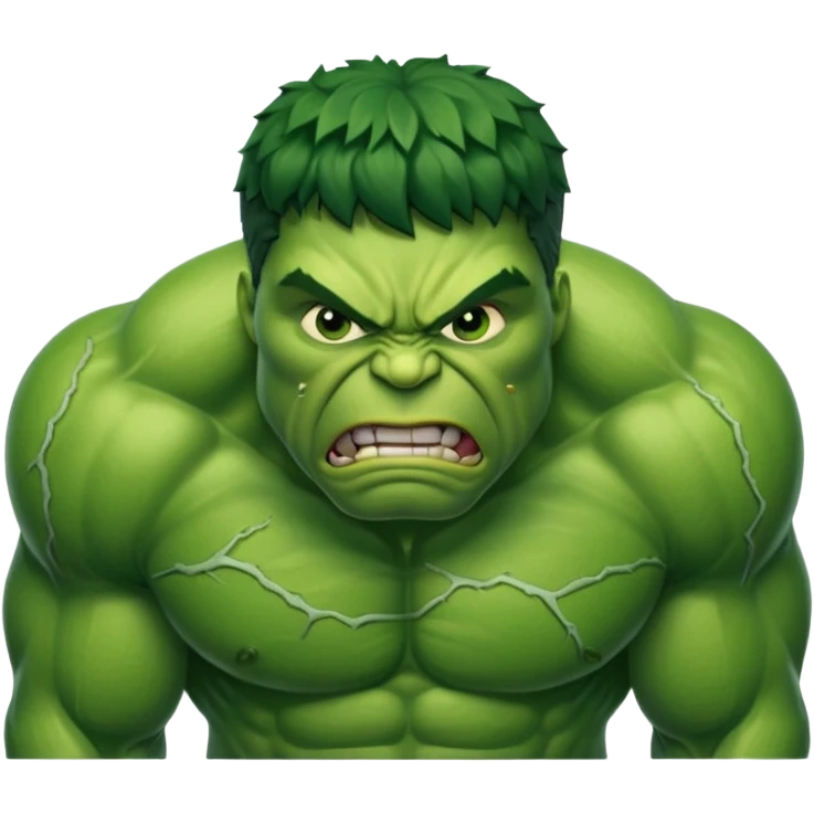 Angry hulk emoji