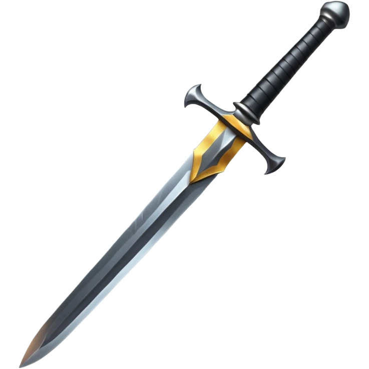 black sward emoji