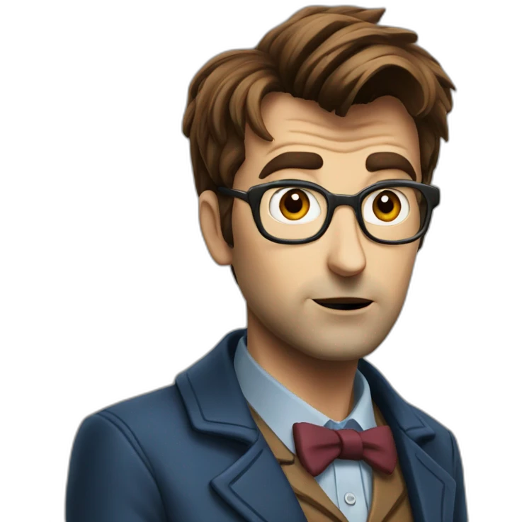 tenth doctor surprised emoji