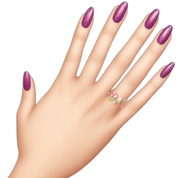 fancy manicure emoji