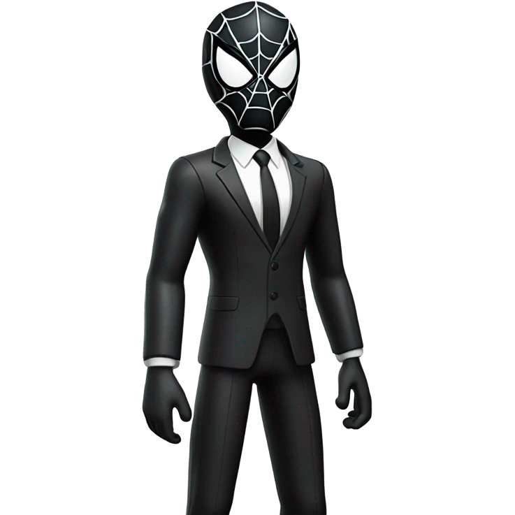 Spider-man black suit emoji