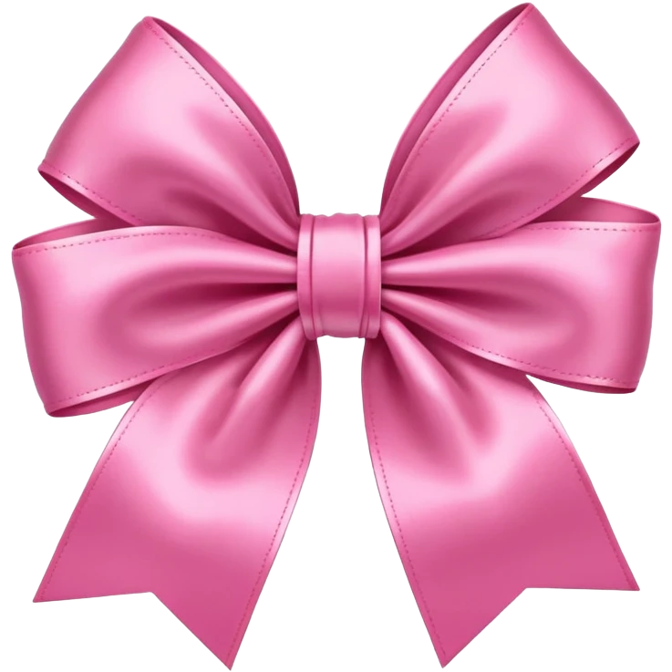 pink bow emoji