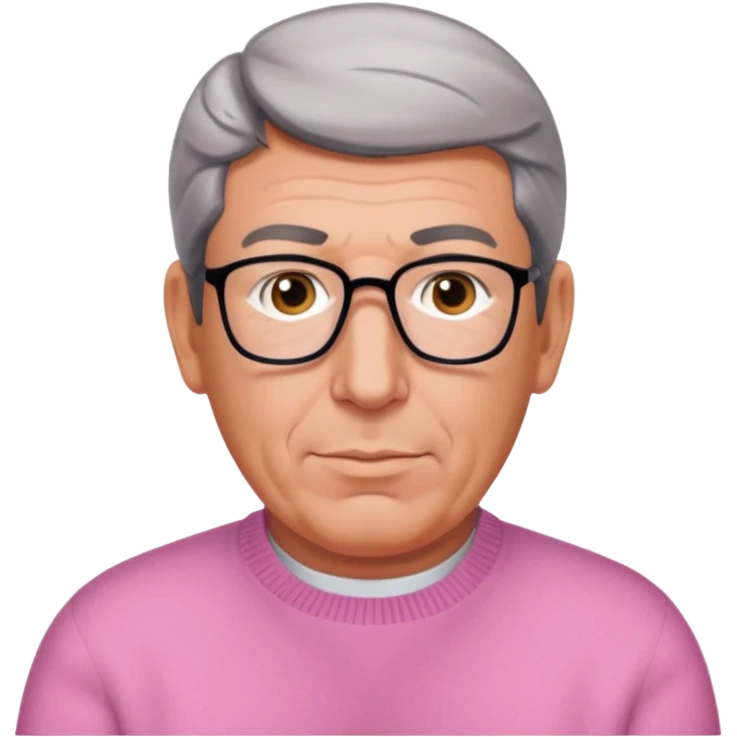 patrick balkany en pull rose emoji