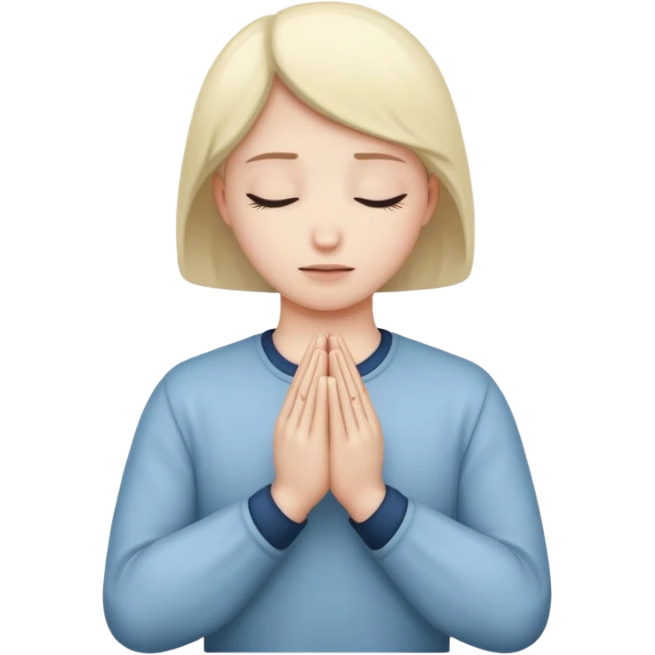 hands in prayer emoji