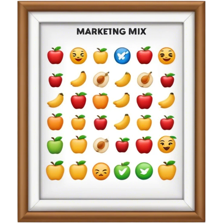 Marketing mix model emoji