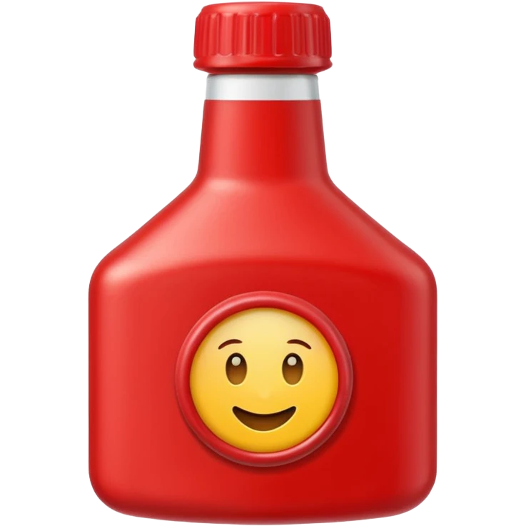 red bottle cap emoji style icon emoji