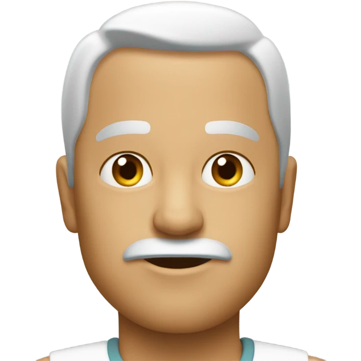 Человек в маске emoji