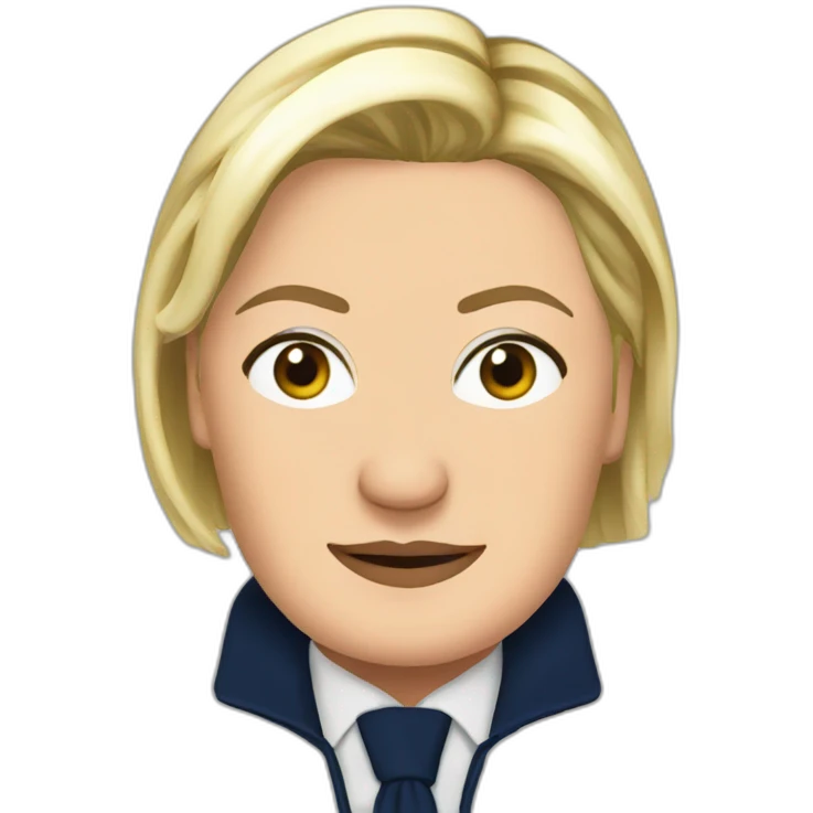 marine le pen  emoji