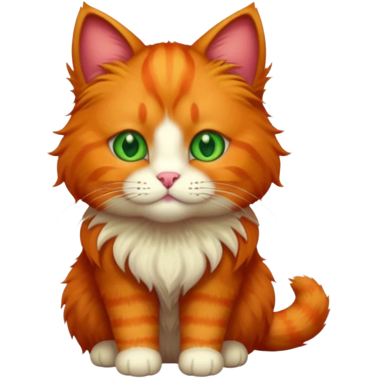red cat emoji