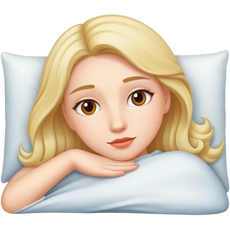 Girl laying down emoji