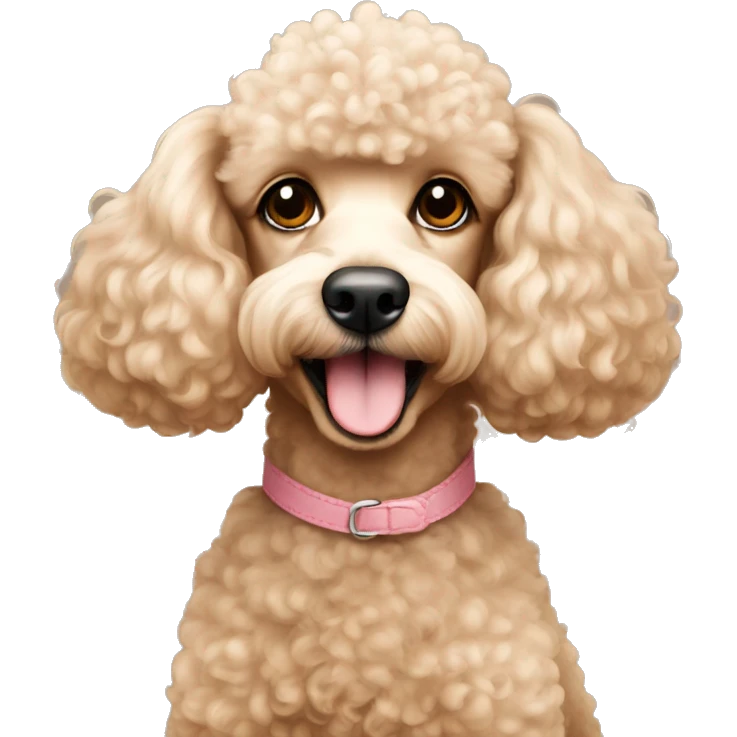 Poodle apricot  emoji