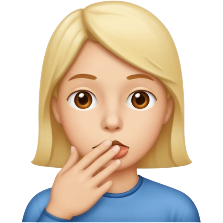 Shh emoji