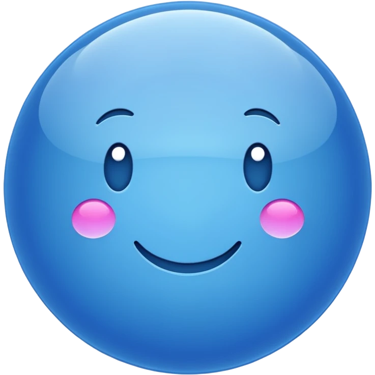blue message bubble emoji