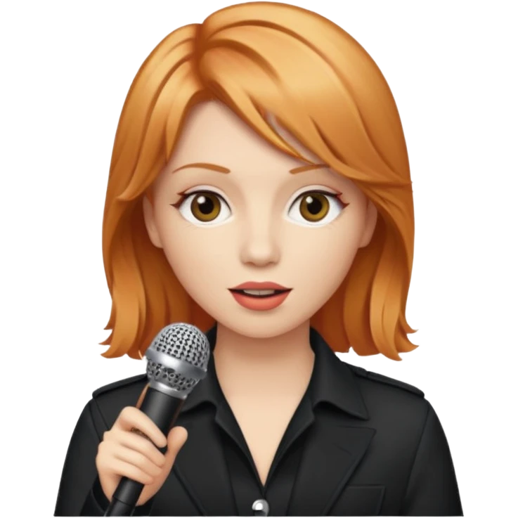 singer strawberry  emoji