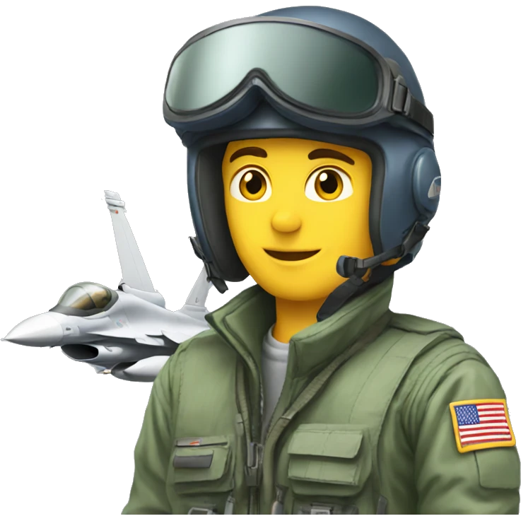 f16 with car pilot emoji