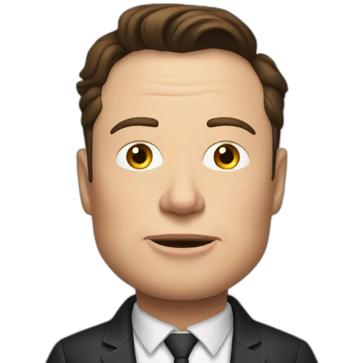 Woke Elon Musk emoji